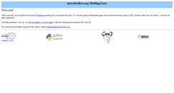 Desktop Screenshot of masslawlists.org